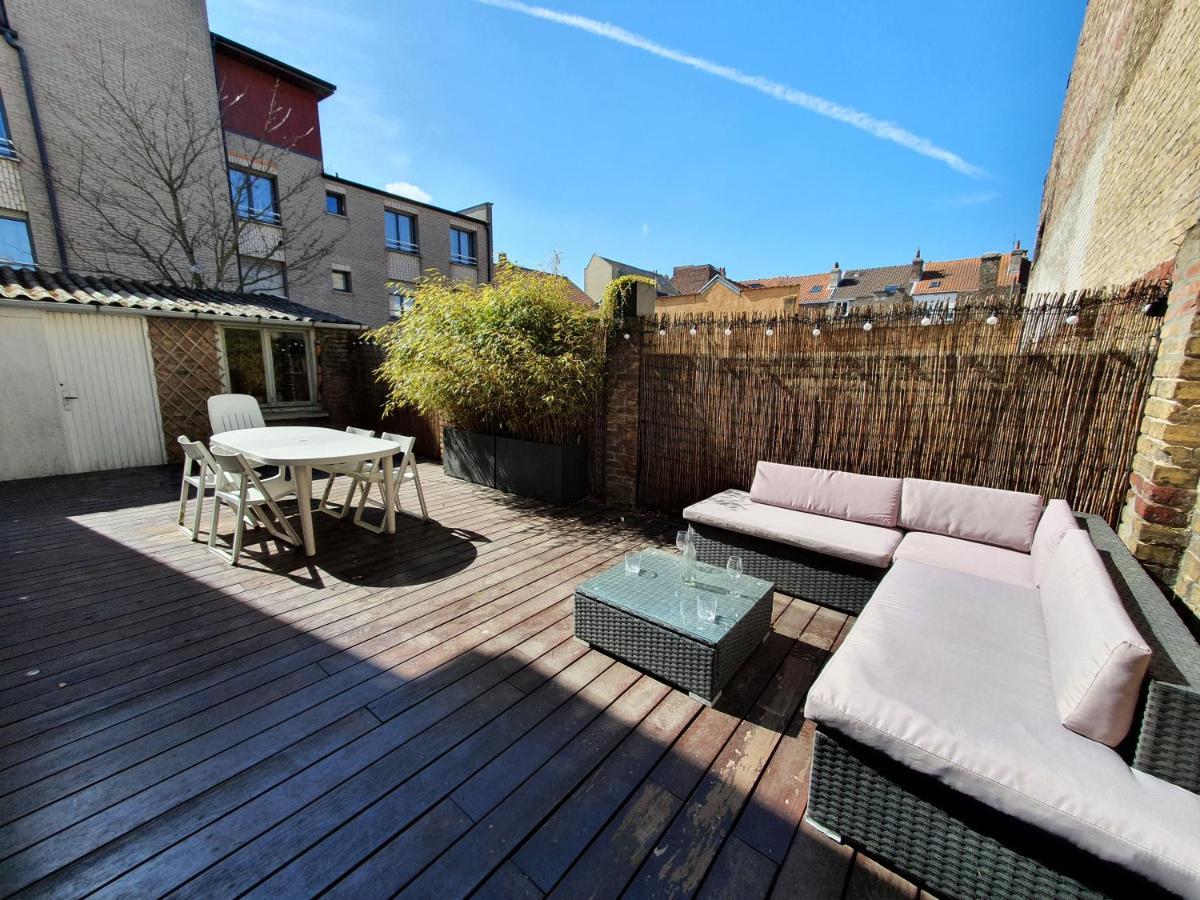 Grande Maison Avec Terrasses Ensoleillees - Large House With Sunny Terraces Dunkirk Exterior foto